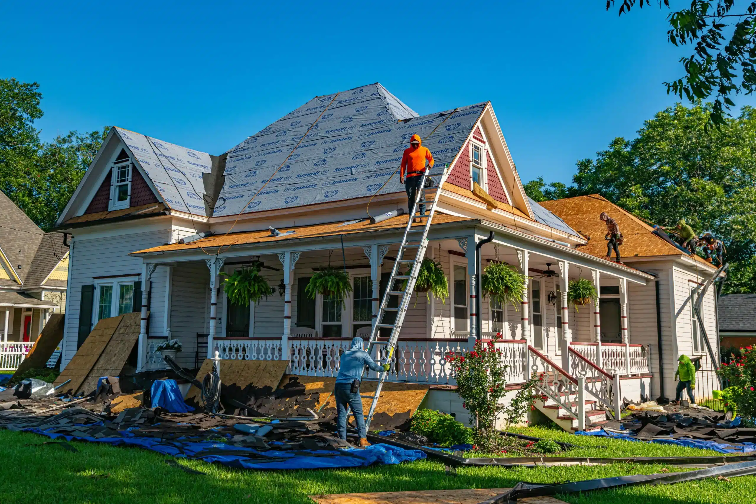 Residential roof replacement by City Roofing in Calgary