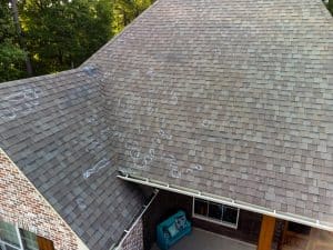 wind damage on roof