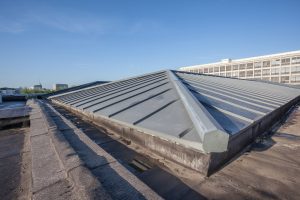 roof of a high-rise building