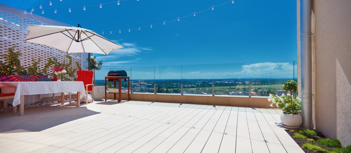 flat roof decking